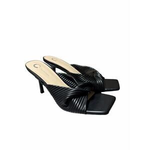 Journee Collection Women's Greer Square Toe Dress Sandals Size 9.5 NEW